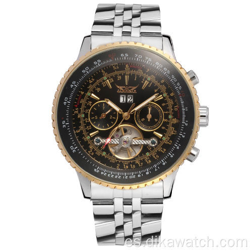 Relojes de lujo para hombre de marca superior, reloj de pulsera deportivo militar JARAGAR para hombre, reloj Tourbillon mecánico automático, reloj masculino